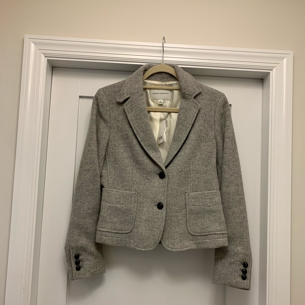 NEW WITH TAGS.  Banana Republic Wool Jacket
